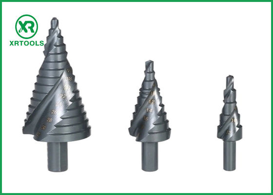 خرید Metric 3 Flats Shank HSS Step Drill Bit، Spiral Flute Step Up Drill Bit تراشنده ساخت آنلاین