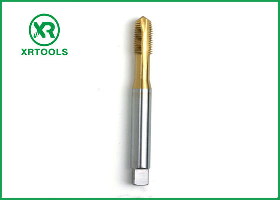 خرید دستگاه Threading شیپور خاموشی دستگاه HSS M2.5 * 0.45 اندازه شیرهای مارپیچی رنگ طلای نقره ای ساخت آنلاین